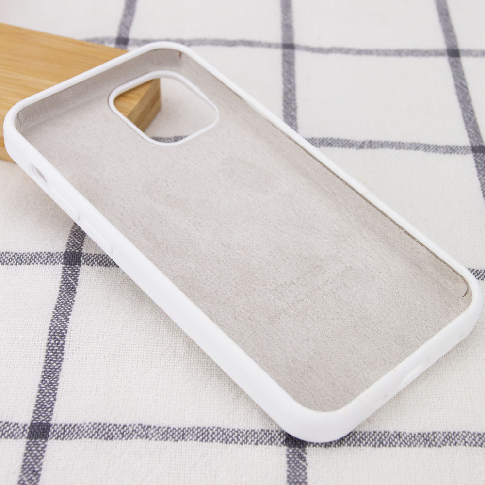 Silicone Case Full Protective (AA) для iPhone 14 Pro (White)-2